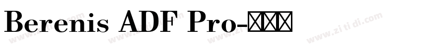 Berenis ADF Pro字体转换